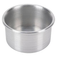 Baker's Mark 3 1/4" x 2" Aluminum Mini Cheesecake Pan with Removable Bottom