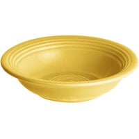 Acopa Capri 4.5 oz. Citrus Yellow Stoneware Fruit Bowl / Monkey Dish - 48/Case