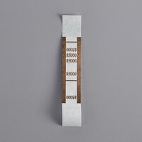 Brown Self-Adhesive Currency Strap - $5,000 - 1000/Case