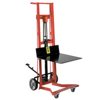Wesco Industrial Products 260008 750 lb. 4 Wheel Hydraulic Pedalift with 20 inch x 16 inch Platform and 40 inch Lift Height