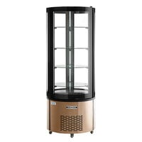 Avantco BCR-15-HC Copper Circular Glass Refrigerated Display Case