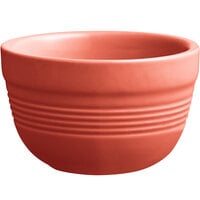 Acopa Capri 8 oz. Coral Reef Stoneware Bouillon - 12/Pack