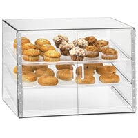 Cal-Mil 1202-S Classic Three Tier Pastry Display Case with Front Door- 27 inch x 20 inch x 20 inch