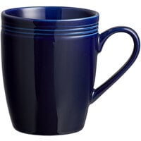 Acopa Capri 12 oz. Deep Sea Cobalt Stoneware Mug - 24/Case