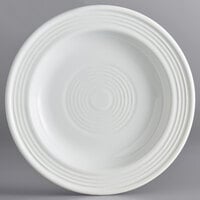 Acopa Capri 6 1/8" Coconut White Stoneware Plate - 24/Case