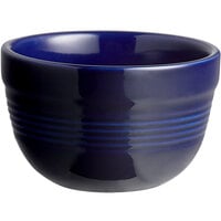 Acopa Capri 8 oz. Deep Sea Cobalt Stoneware Bouillon - 36/Case