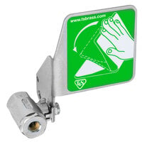 T&S EW-SP225 Stainless Steel Push Flag for T&S Eyewash Units