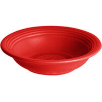 Acopa Capri 4.5 oz. Passion Fruit Red Stoneware Fruit Bowl / Monkey Dish - 12/Pack