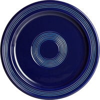 Acopa Capri 9" Deep Sea Cobalt Stoneware Plate - 12/Case