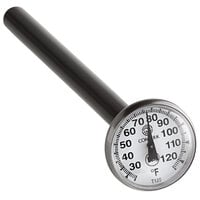 Comark T125 5 inch Pocket Probe Dial Thermometer 25 to 125 Degrees Fahrenheit