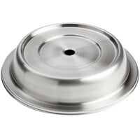 American Metalcraft PC1093E 10 1/2 inch-10 15/16 inch Stainless Steel Satin Finish Plate Cover for English Foot Plates