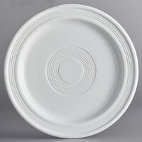 Acopa Capri 9" Coconut White Stoneware Plate - 12/Case