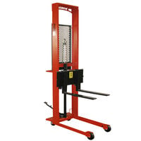 Wesco Industrial Products 260041 Standard Series 1000 lb. Straddle Fork Stacker with 30 inch Forks and 56 inch Lift Height