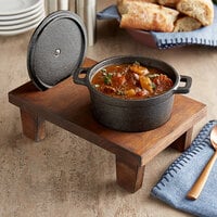 Valor 20 oz. Pre-Seasoned Mini Cast Iron Melting Pot