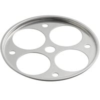Vollrath 57901 Wear-Ever 4-Hole Aluminum Egg Poacher Inset for 8 inch Fry Pans