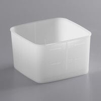 Carlisle 153202 StorPlus 2 Qt. White Square Food Storage Container