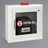 Physio-Control 11220-000083 Surface Mount AED Cabinet with Strobe and Alarm