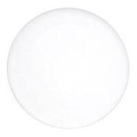 Front of the House Canvas 11" White Round Porcelain Flat Plate - 4/Case