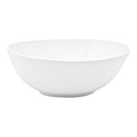 Front of the House Ellipse 36 oz. White Oval Tall Porcelain Bowl - 6/Case