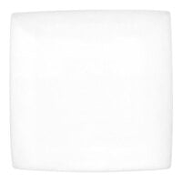 Front of the House Canvas 5 1/2" White Square Porcelain Flat Plate - 12/Case
