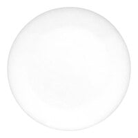 Front of the House Canvas 5" White Round Porcelain Flat Plate - 12/Case
