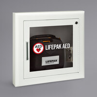 Physio-Control 11210-000026 Semi-Recessed Mount Fire-Rated AED Cabinet with Alarm