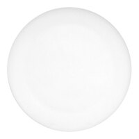 Front of the House Canvas 9" White Round Porcelain Flat Plate - 6/Case