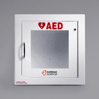 Cardiac Science 50-00395-20 Semi-Recessed Mount Standard Size AED Cabinet with Alarm
