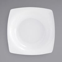 Front of the House DBO109WHP22 Canvas 16 oz. White Square Porcelain Bowl - 6/Case