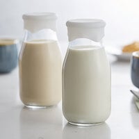 Anchor Hocking 11286 16 oz. Milk Bottle with Silicone Lid - 6/Case