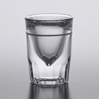 Anchor Hocking 5280/1612UL 1.25 oz. Fluted Shot Glass with .5 oz. Pour Line - 72/Case
