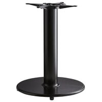 Lancaster Table & Seating 22 inch Standard Height Cast Iron Table Base with Self-Leveling Feet and 18 inch Spider