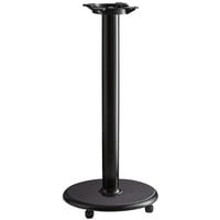 Lancaster Table & Seating 17 inch Counter Height Cast Iron Table Base with FLAT Tech Equalizer Table Levelers