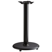 Lancaster Table & Seating Cast Iron 17 inch Standard Height Table Base with Self-Leveling Feet