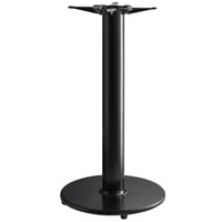 Lancaster Table & Seating Cast Iron 22" Bar Height Table Base with Self-Leveling Feet and 18" Spider