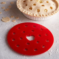Fox Run 4780 9 3/4 inch Red Apple Shaped Pie Crust Cutter