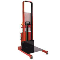 Wesco Industrial Products 261057 2000 lb. Hydraulic Power Lift Platform Stacker with 32 inch x 30 inch Platform and 68 inch Lift Height