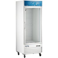 Avantco GD-ICE-24F 31" White Indoor Glass Door Ice Merchandiser