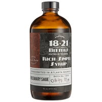 18.21 Bitters 16 fl. oz. Rosemary Sage Concentrated Syrup