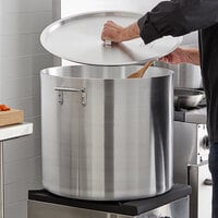 Choice 120 Qt. Heavy Weight Aluminum Stock Pot with Cover