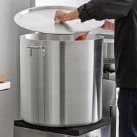 Choice 160 Qt. Heavy Weight Aluminum Stock Pot with Cover