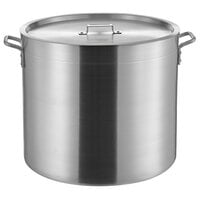 Choice 80 Qt. Heavy Weight Aluminum Stock Pot with Cover