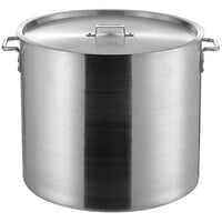 Choice 100 Qt. Heavy Weight Aluminum Stock Pot with Cover