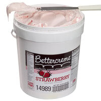 Rich's Bettercreme Strawberry Whipped Icing - 9 lb. Pail