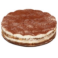 Jon Donaire 9" Pre-Sliced Round Tiramisu Moussecake - 4/Case