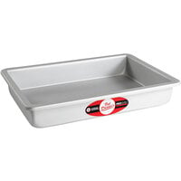 Fat Daddio's POB-7112 ProSeries 7 inch x 11 inch x 2 inch Rectangular Anodized Aluminum Straight Sided Cake Pan