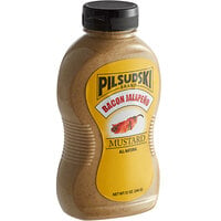 Pilsudski 12 oz. Bacon Jalapeno Mustard Squeeze Bottle