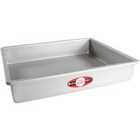 Fat Daddio's POB-12163 ProSeries 12 inch x 16 inch x 3 inch Rectangular Anodized Aluminum Straight Sided Cake Pan