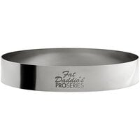 Fat Daddio's SSRD-4075 ProSeries 4 inch x 3/4 inch Stainless Steel Round Tart Ring / Food Ring Mold