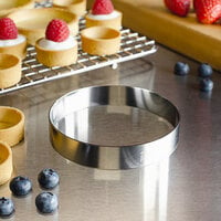 1,5 High Stainless Steel Pastry Ring Molds — Design & Realisation